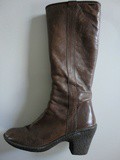 Bottes en cuir marron camper