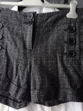 Short automne-hiver gris