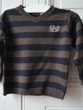 Pull à rayures doux et chaud - Sergent Major - 2 ans