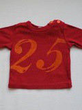 Tee shirt rouge n° 25 - Petit Bateau - 3 mois