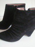 Boots compensées Zara daim noir taille 39