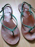 Sandales turquoise taille 40