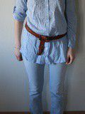 Tunique/Chemise rayée bleu et blanc