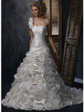 White Strapless Wedding Dresses