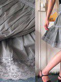 Belle jupe romantique à dentelles et rubans 
Taille 36 - Marque