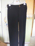 Pantalon leger et fluide sepia strass t 42