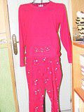 Pyjama rouge avec souris etam en polaire léger 40