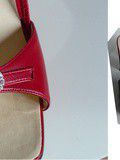 Chaussures rouges open toes taille 37