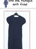 Robe bleue chaude