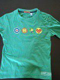 T-shirt manches longues vert Okaïdi by j-c de Castelbajac, taille 10 ans vendu