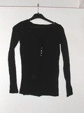Haut noir manches longues taille 36 38