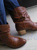 Low Boots mim Fauve 39 talon 6,5 cm