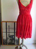 Sublime robe rouge naf naf décolleté dos 36