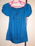 Top bleu canard