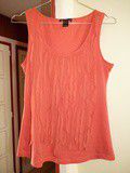 Top mango corail taille s