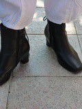 Boots noires - impeccables - pointure 38