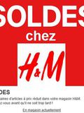 H&m Soldes en boutique