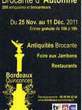 Sortir à Bordeaux : Brocante des Quinconces du 25 Novembre au 11 Décembre 2011