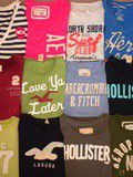 Lot de 12 t-shirts Abercrombie, Hollister