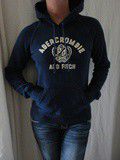 Sweat hoodie Blue Navy Classic Abercrombie