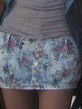Mini jupe jean Bershka