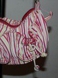 Sac rayé multipoches