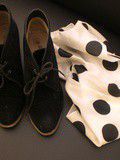 Boots noires t.38 Lily shoes