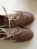 Derbies taupe Moony Mood Taille 38
